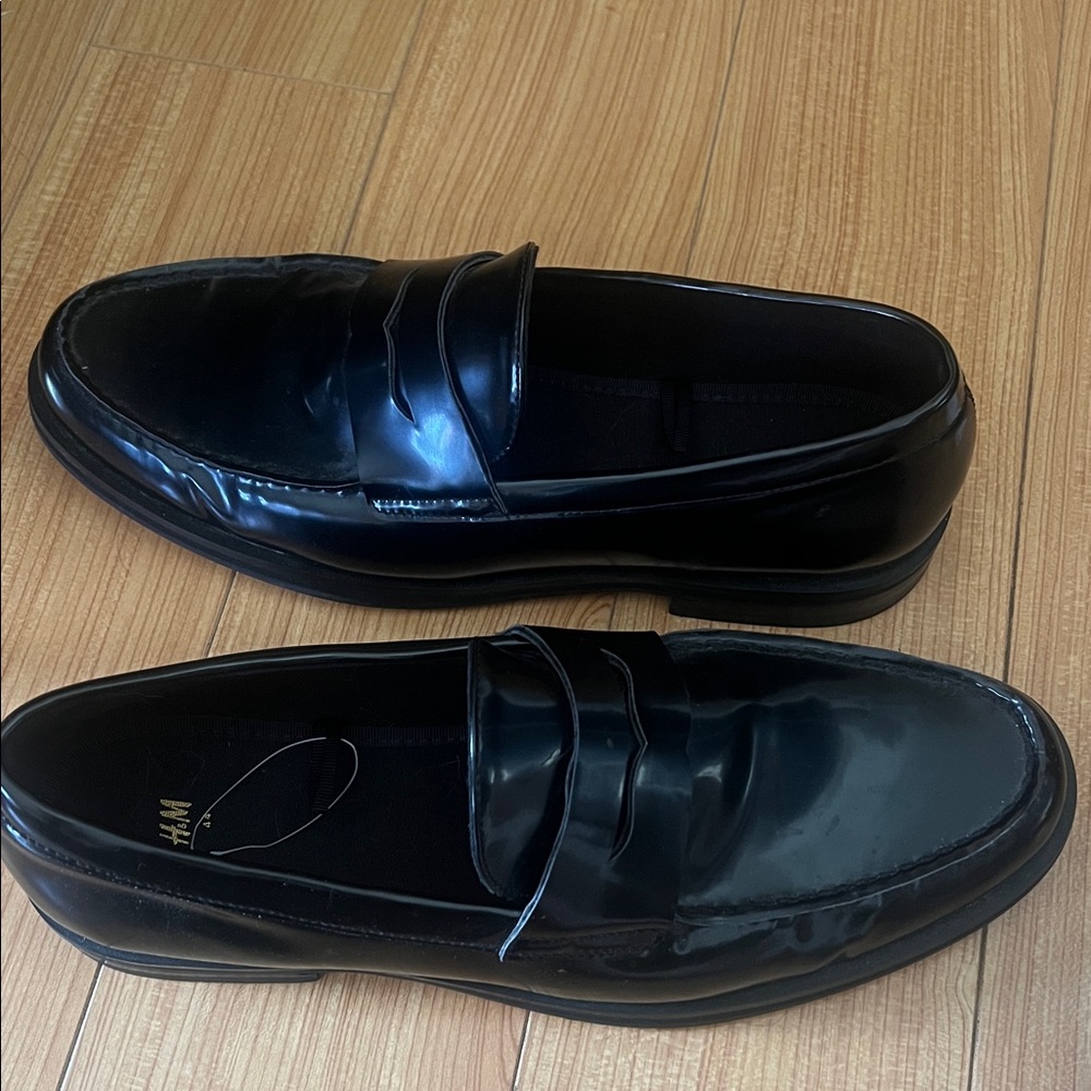 H&M Black Men's Slip-On Loafers